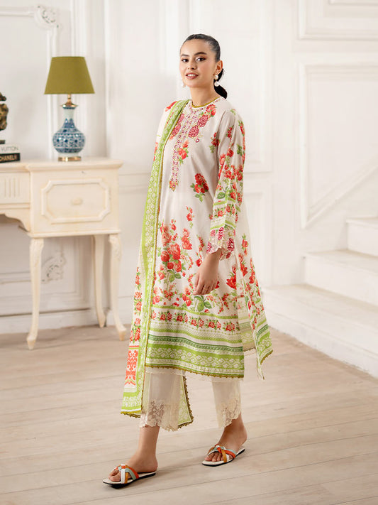 GULL BAHAR 3-Piece Unstitched Digital Printed Lawn Suit
