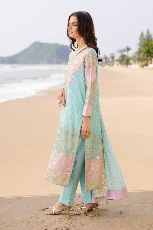 ZYRA FREESIA 3 Piece Embroirdered Chiffon Aarohi - FW40056