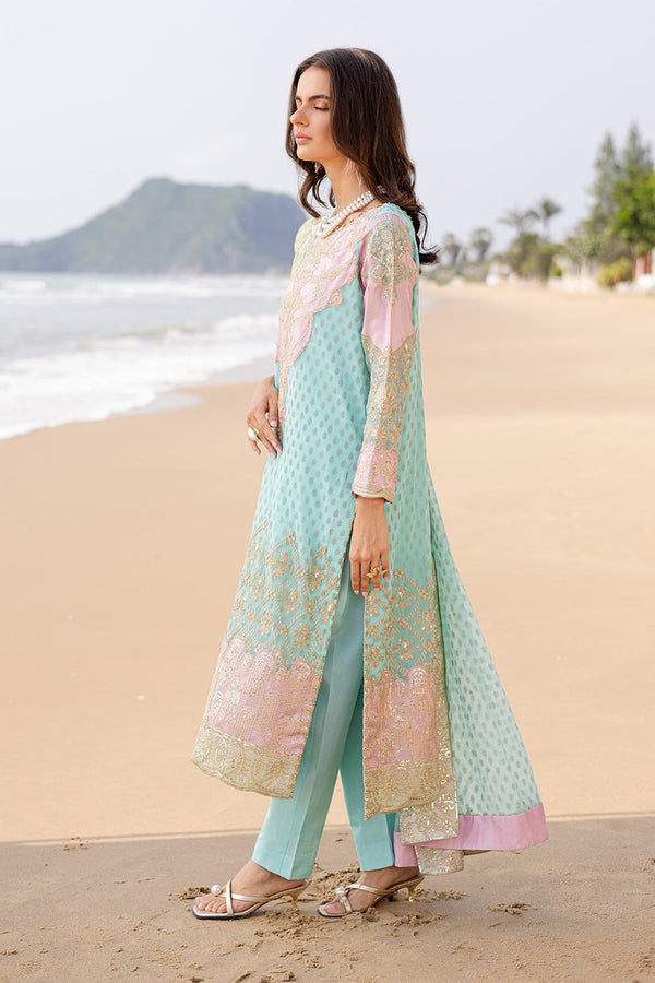 ZYRA FREESIA 3 Piece Embroirdered Chiffon Aarohi - FW40056