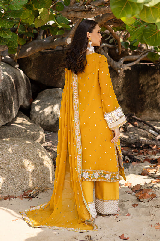 ZYRA FREESIA 3 Piece Embroirdered Chiffon Mirha - FW40060