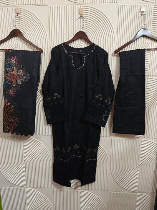 RANIYA ELEGANCE CHIKANKARI RTW D-01