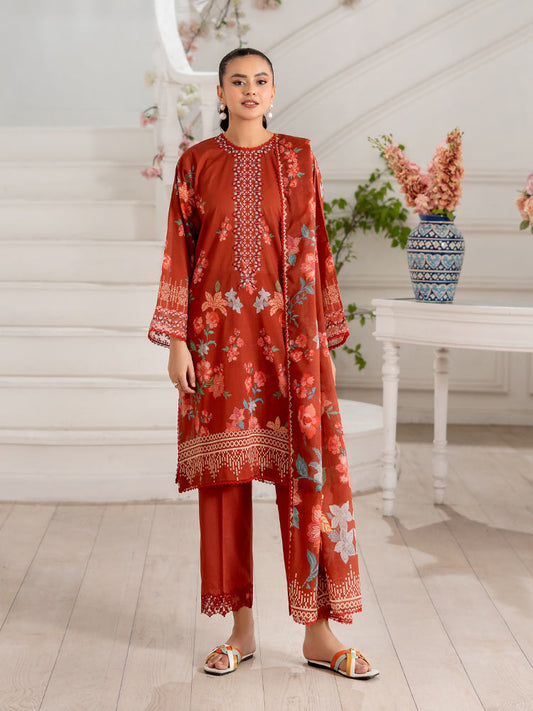 GULL BAHAR 3-Piece Unstitched Digital Printed Lawn Suit