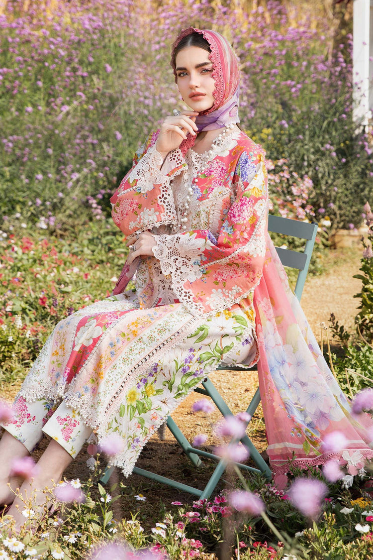 3 Piece Unstitched Printed Lawn Suit | MPT-2509-B