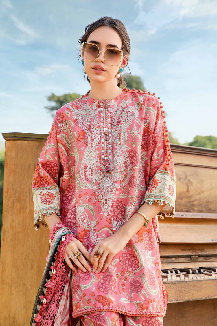 3 Piece Unstitched Printed Lawn Suit | MPT-2513-A