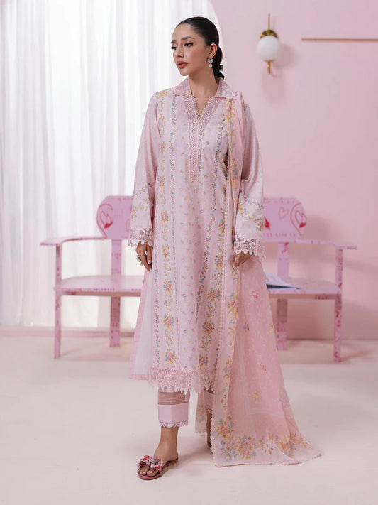 Qalamkar QPrints Embroidered Lawn 2025 | EM-07B