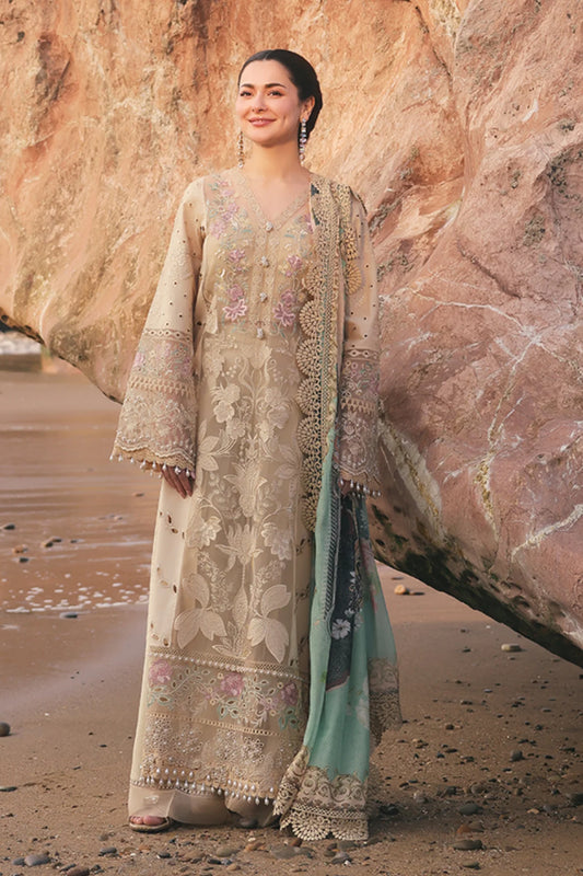 HANIA LUXURY LAWN'25 BY IMROZIA |SL 83