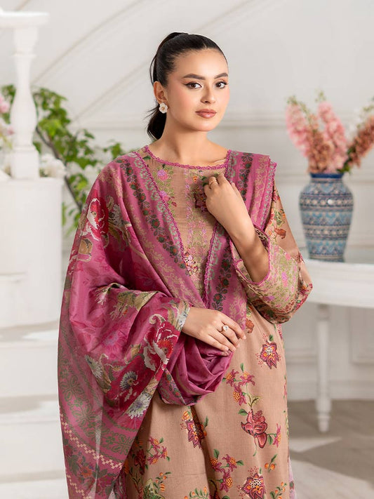 GULL BAHAR 3-Piece Unstitched Digital Printed Lawn Suit