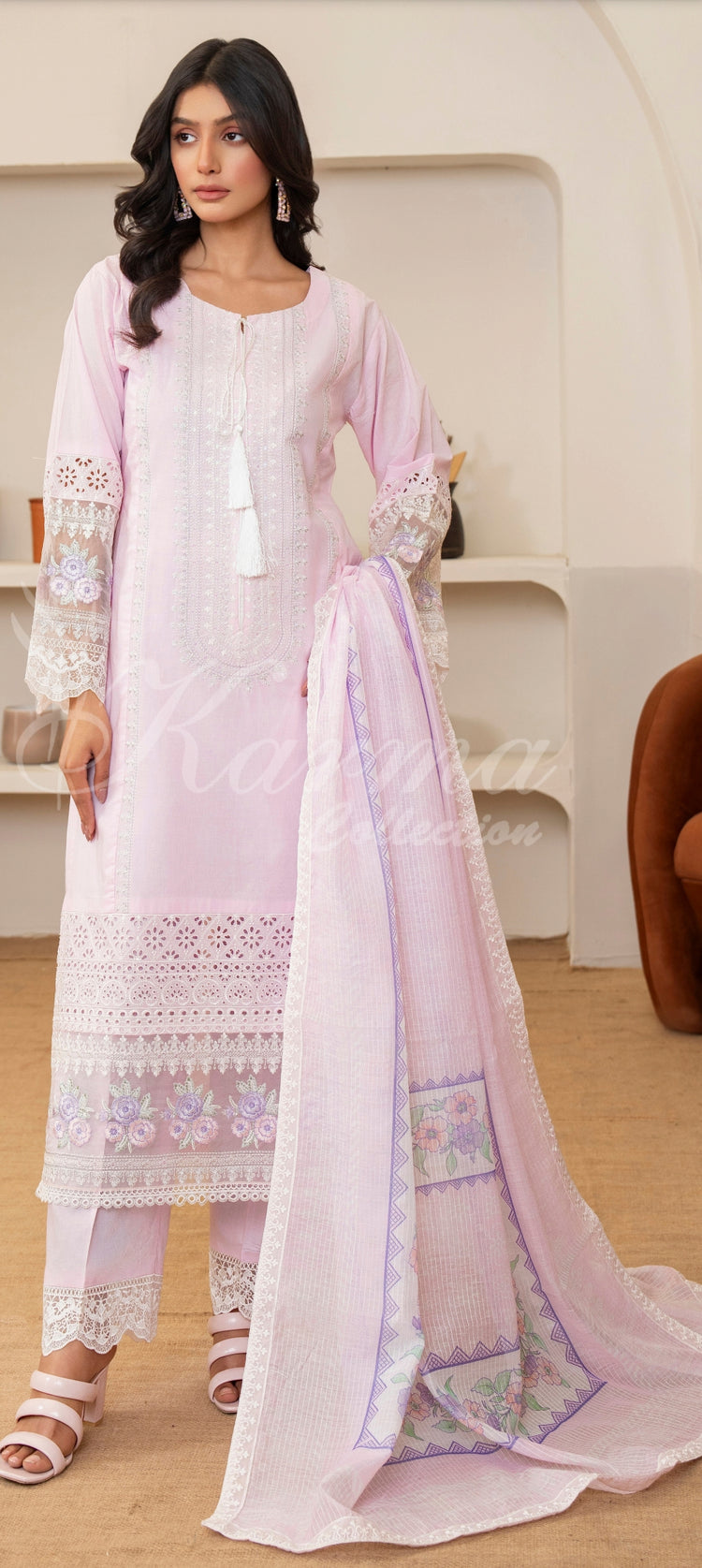 KARMA KAYSERIA EID EDIT - 1423 PALE PINK