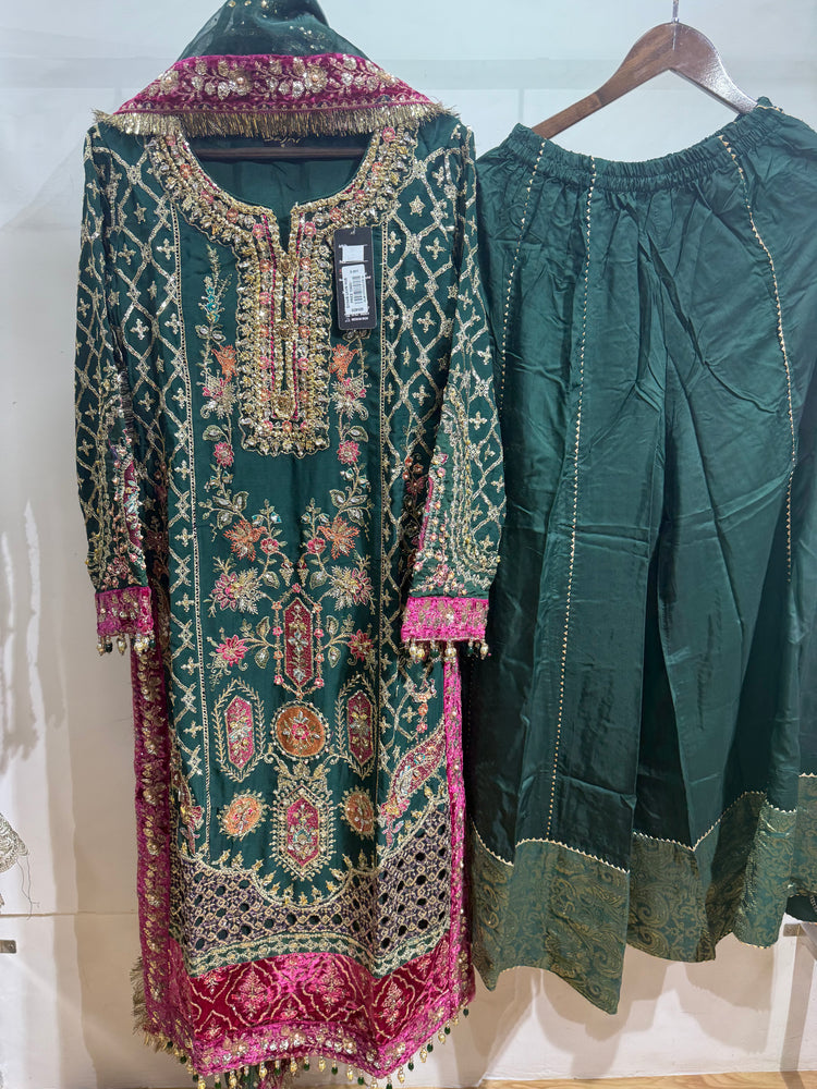 NIKHAAR ZOYA AHMED STITCHED HANDWORK D-3417