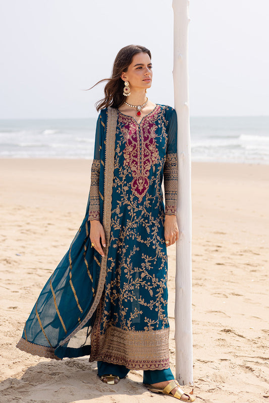 ZYRA FREESIA 3 Piece Embroirdered Chiffon Aadhya - FW40052