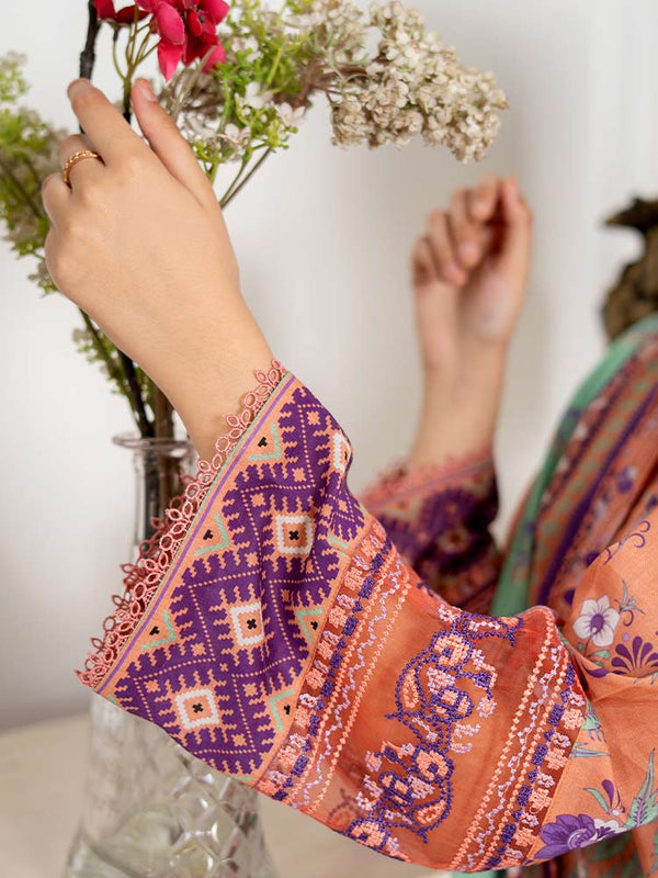 GULL BAHAR 3-Piece Unstitched Digital Printed Lawn Suit