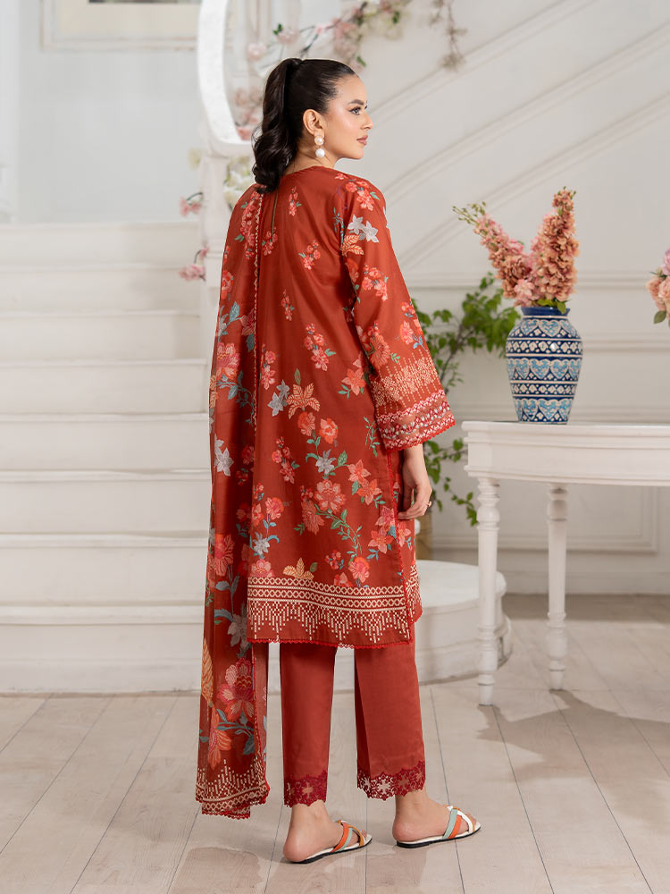 GULL BAHAR 3-Piece Unstitched Digital Printed Lawn Suit