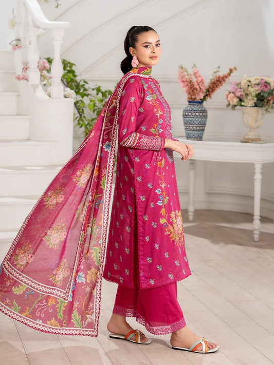 GULL BAHAR 3-Piece Unstitched Digital Printed Lawn Suit