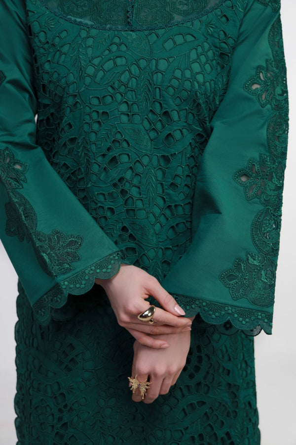Gulmina by Marwat Textile-Emerald Drape