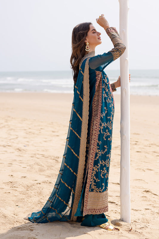 ZYRA FREESIA 3 Piece Embroirdered Chiffon Aadhya - FW40052