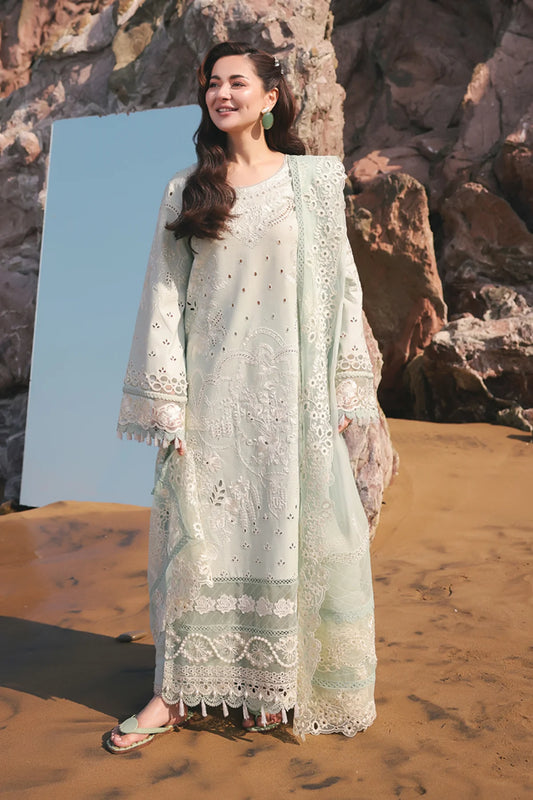 HANIA LUXURY LAWN'25 BY IMROZIA |SL 80