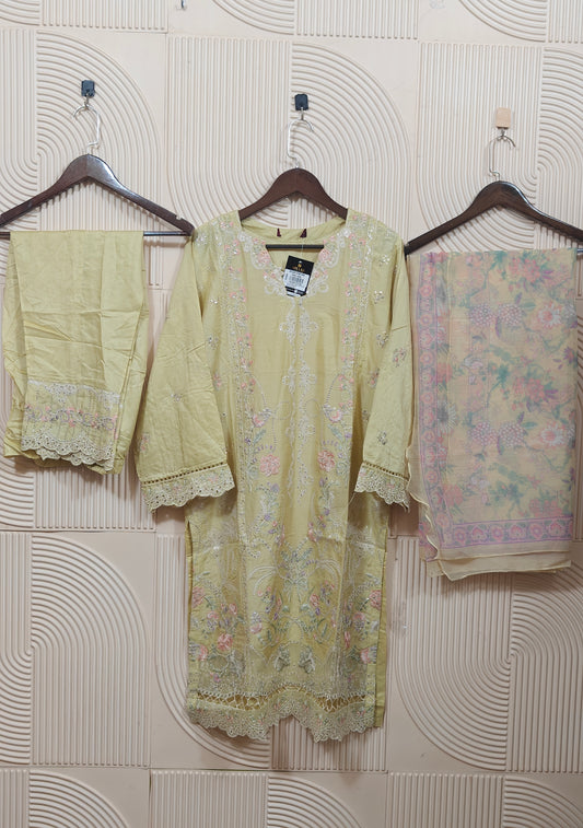 BIN SAEED COTTON SATIN RTW D-01