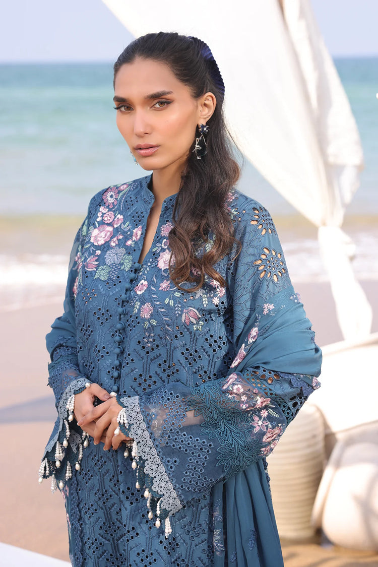 HANIA LUXURY LAWN'25 BY IMROZIA |SL 86