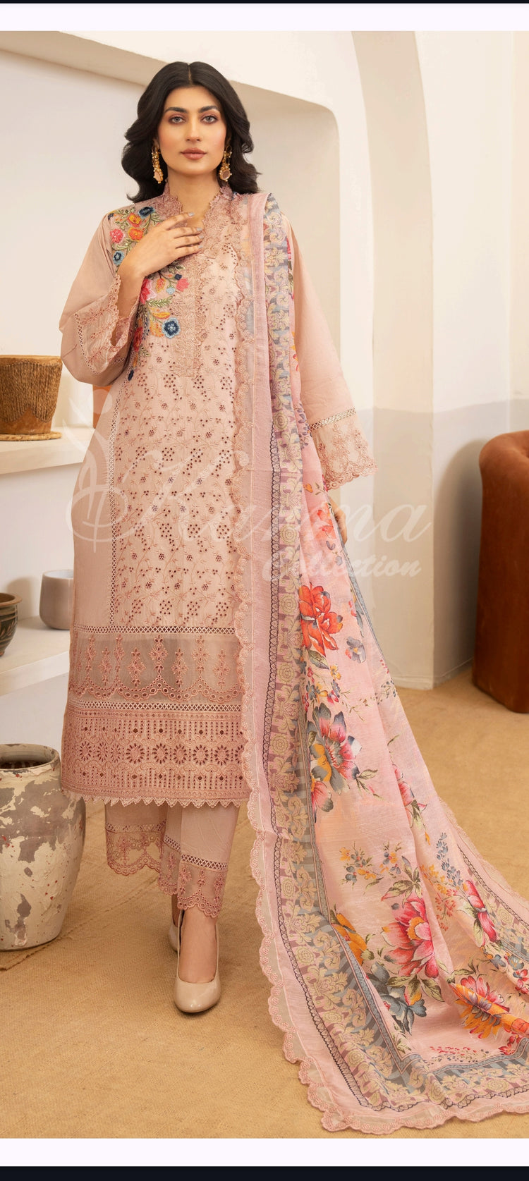 KARMA KAYSERIA EID EDIT - 1424 PASTEL PEACH