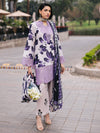 MAHNUR BROADWAY 25' Lilac | 3 PC Lawn