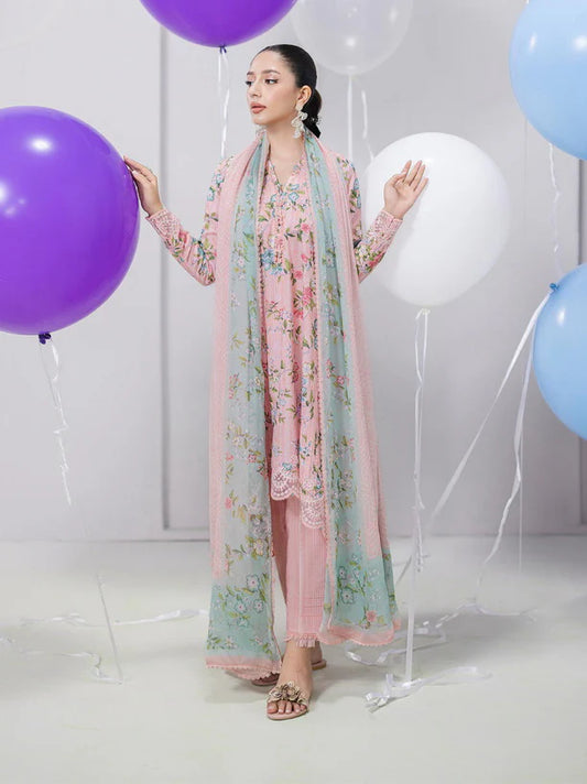 Qalamkar QPrints Embroidered Lawn 2025 | EM-05A