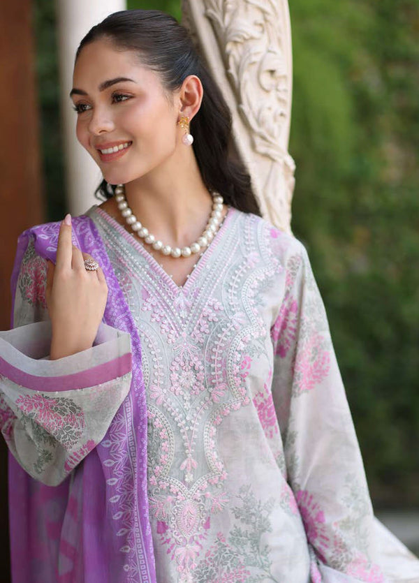 Kesariya by Riaz Arts Embroidered Lawn Suits Unstitched 3 Piece RA25KE KY-06 -