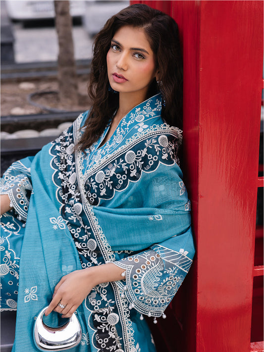 MAHNUR BROADWAY 25' Scarlet | 3 PC Lawn