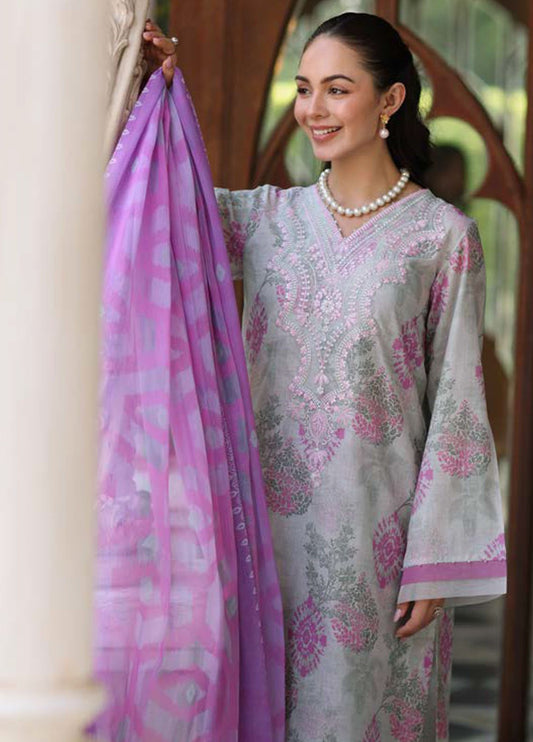 Kesariya by Riaz Arts Embroidered Lawn Suits Unstitched 3 Piece RA25KE KY-06 -