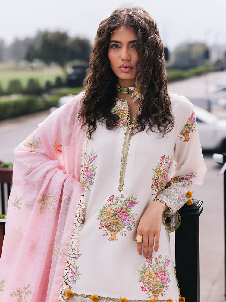 MAHNUR BROADWAY 25' Cherry Blossom | 3 PC Lawn
