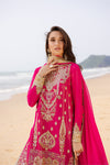 ZYRA FREESIA 3 Piece Embroirdered Chiffon Anika - FW40054