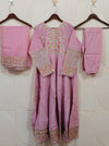 ZOYA AHMED FUCHSIA LAWN GOWN D-02