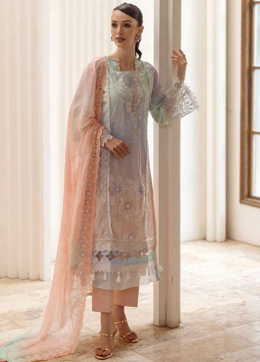 ALZOHAIB SUNSHINE BLOOM EID EDIT UN-STITCHED LAWN 25-D 04