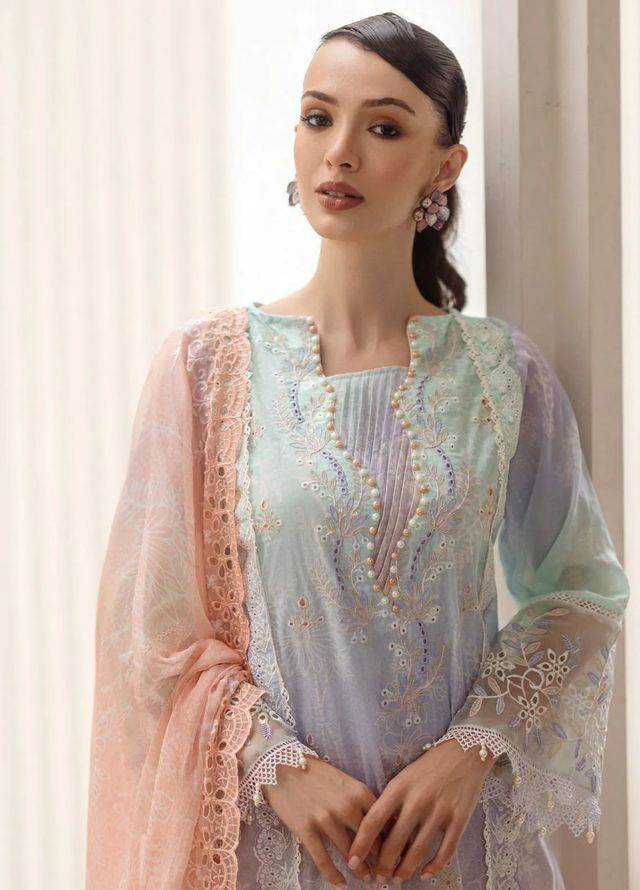 ALZOHAIB SUNSHINE BLOOM EID EDIT UN-STITCHED LAWN 25-D 04