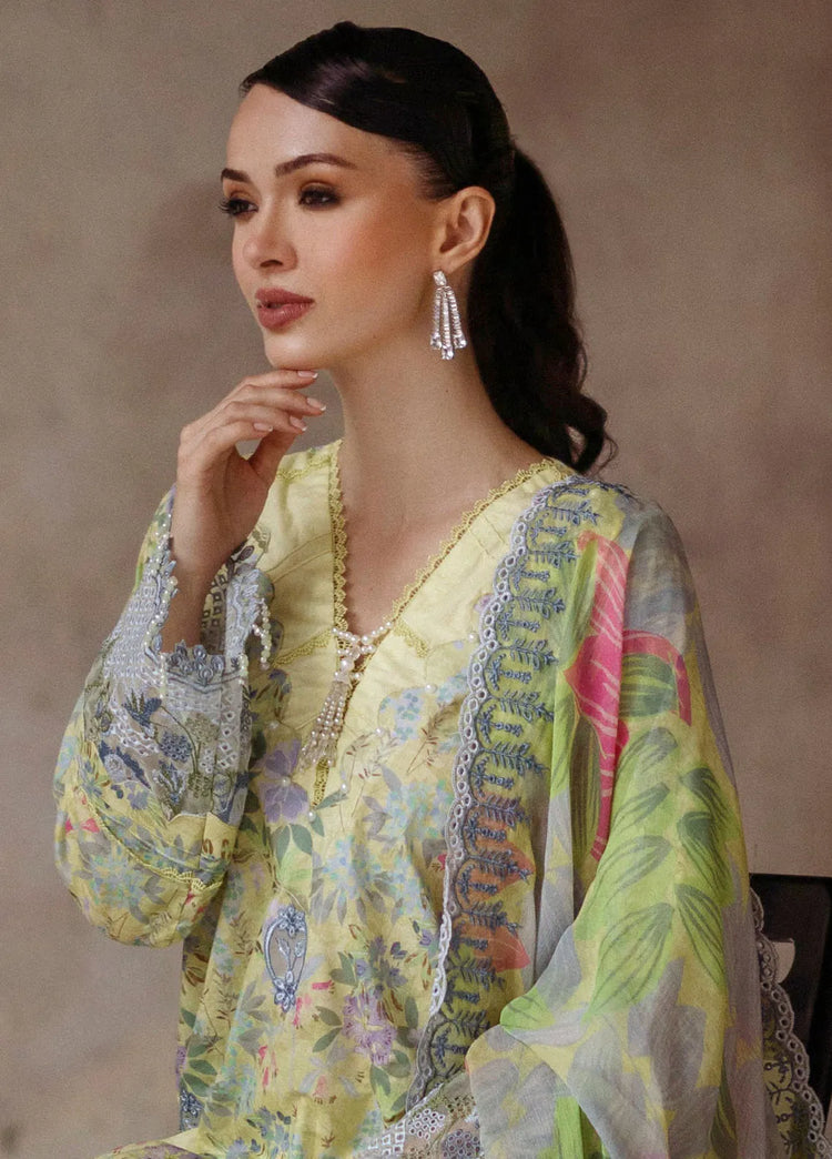 ALZOHAIB SUNSHINE BLOOM EID EDIT UN-STITCHED LAWN 25-D 05