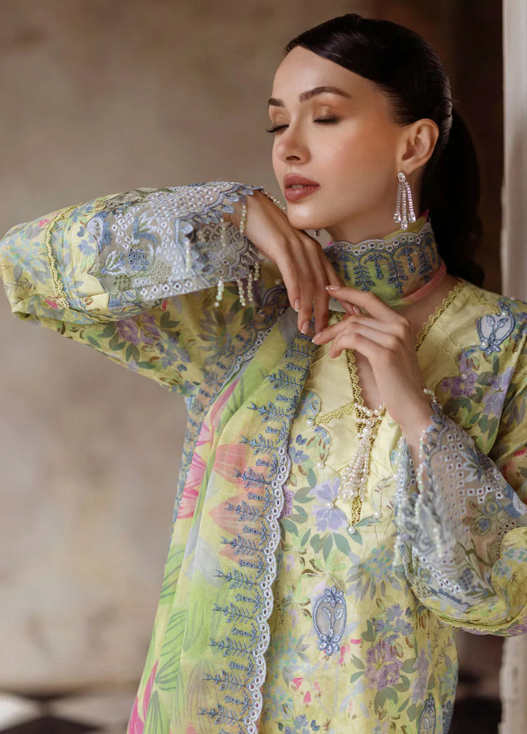 ALZOHAIB SUNSHINE BLOOM EID EDIT UN-STITCHED LAWN 25-D 05