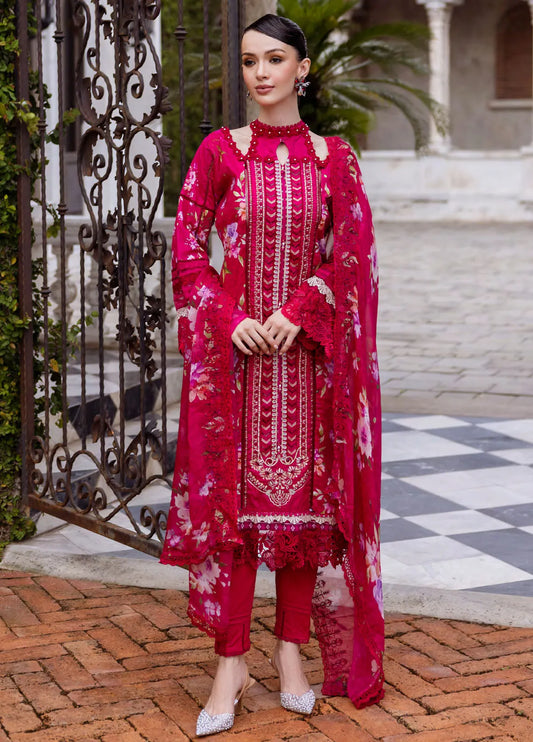 ALZOHAIB SUNSHINE BLOOM EID EDIT UN-STITCHED LAWN 25-D 06