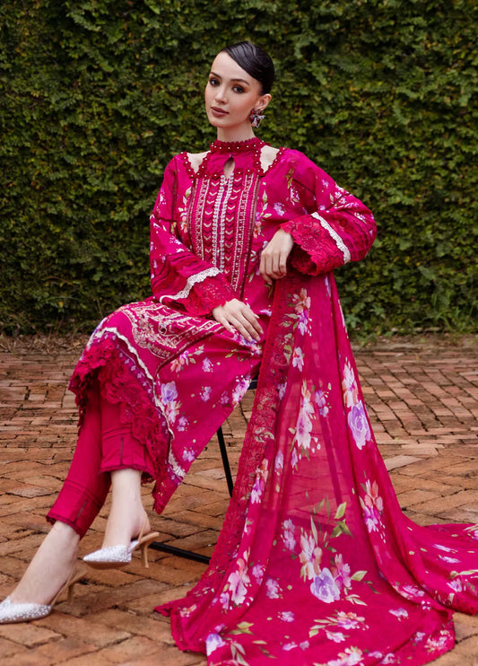 ALZOHAIB SUNSHINE BLOOM EID EDIT UN-STITCHED LAWN 25-D 06