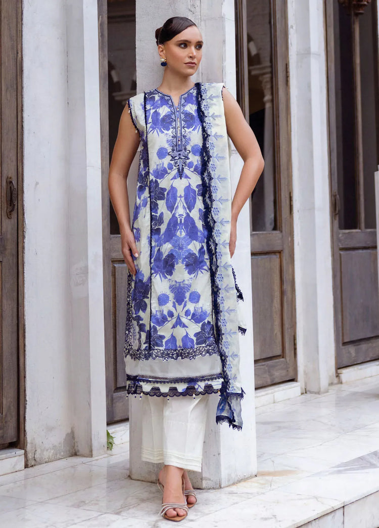 ALZOHAIB SUNSHINE BLOOM EID EDIT UN-STITCHED LAWN 25-D 07