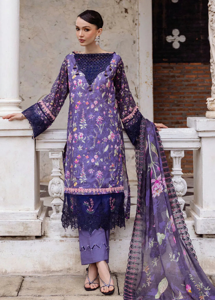 ALZOHAIB SUNSHINE BLOOM EID EDIT UN-STITCHED LAWN 25-D 08