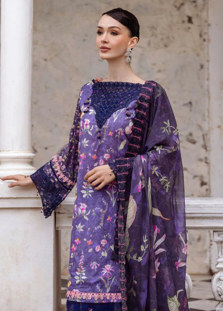 ALZOHAIB SUNSHINE BLOOM EID EDIT UN-STITCHED LAWN 25-D 08