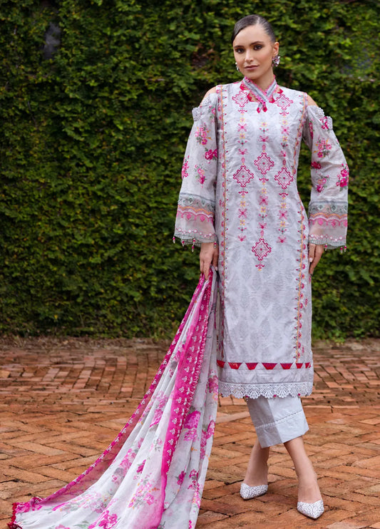 ALZOHAIB SUNSHINE BLOOM EID EDIT UN-STITCHED LAWN 25-D 09