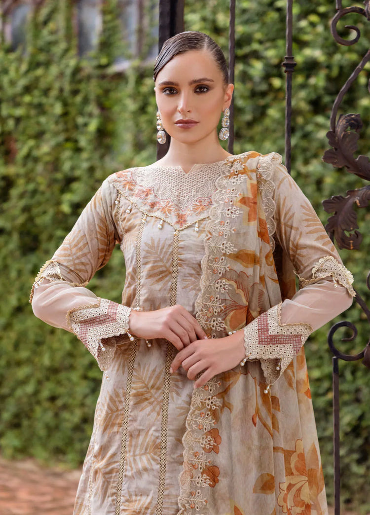 ALZOHAIB SUNSHINE BLOOM EID EDIT UN-STITCHED LAWN 25-D 11