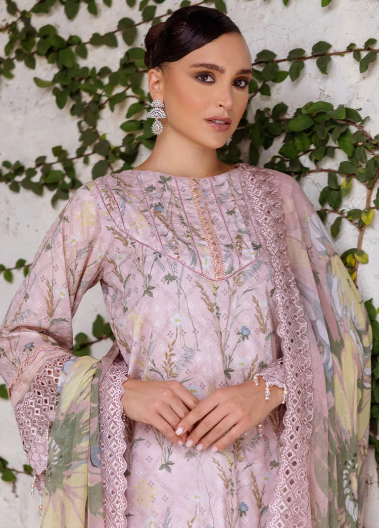 ALZOHAIB SUNSHINE BLOOM EID EDIT UN-STITCHED LAWN 25-D 12