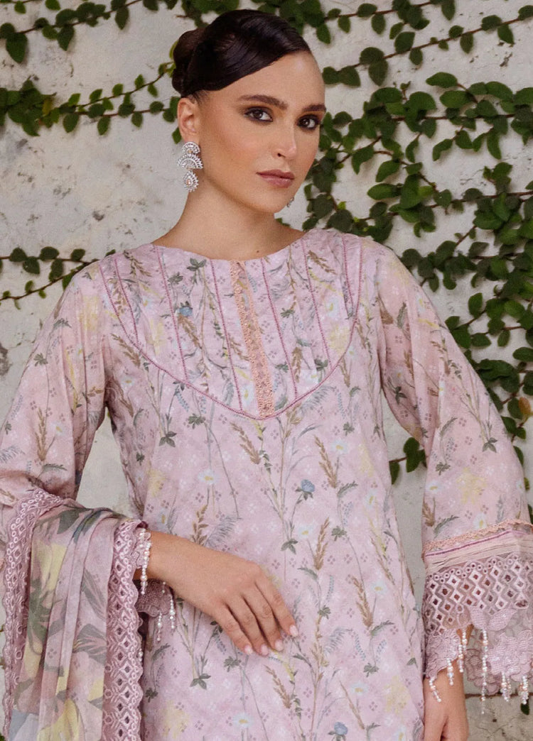 ALZOHAIB SUNSHINE BLOOM EID EDIT UN-STITCHED LAWN 25-D 12