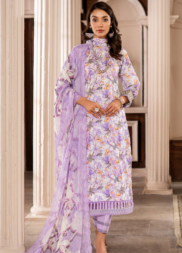 ALZOHAIB SUNSHINE BLOOM UN-STITCHED 3PC | D-05