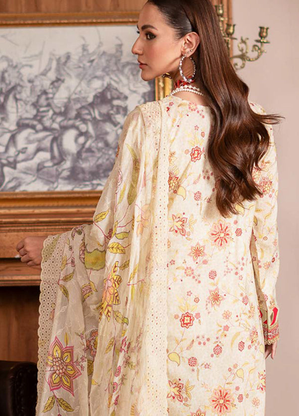 ALZOHAIB SUNSHINE BLOOM UN-STITCHED 3PC | D-10