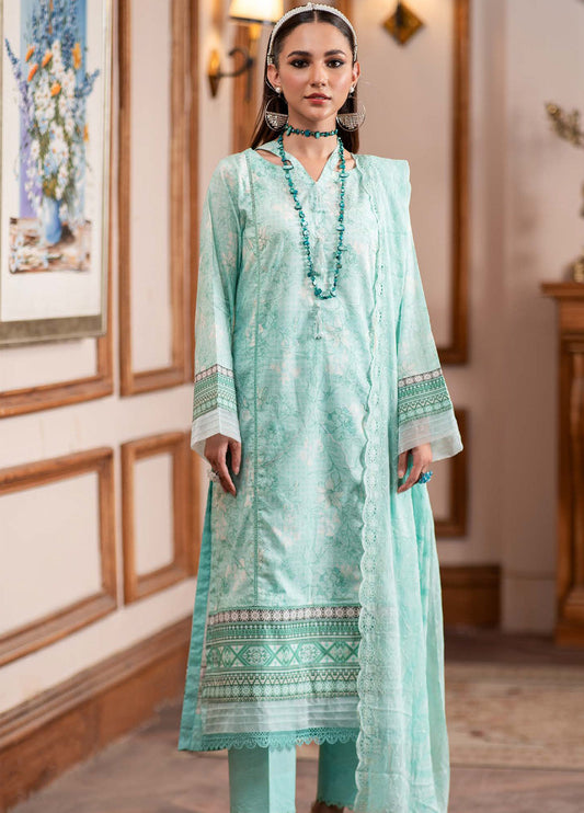 ALZOHAIB SUNSHINE BLOOM UN-STITCHED 3PC | D-12