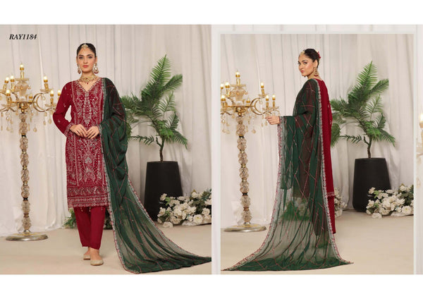 TANIA BY BINHAMEED | SEMI-STITCHED | D-06