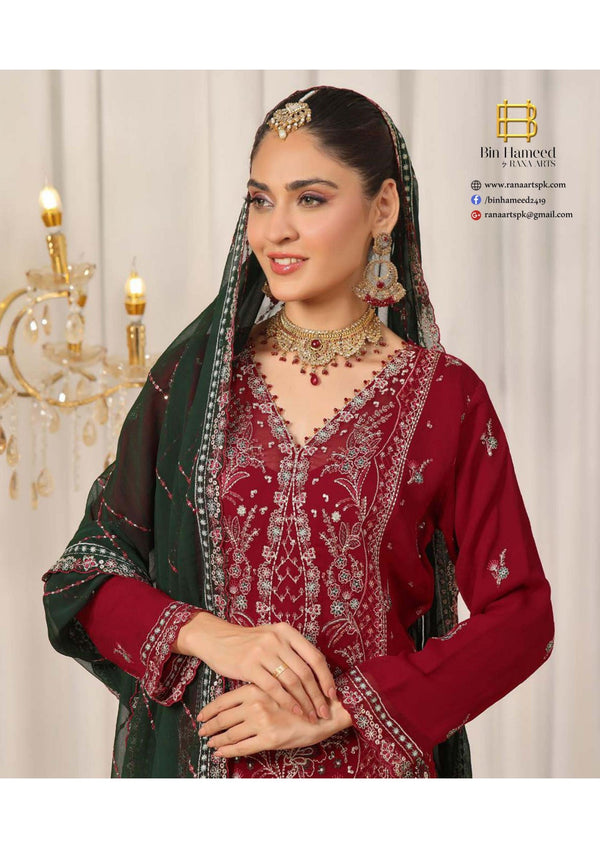 TANIA BY BINHAMEED | SEMI-STITCHED | D-06