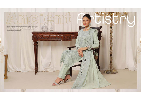 TANIA BY BINHAMEED | SEMI-STITCHED | D-02
